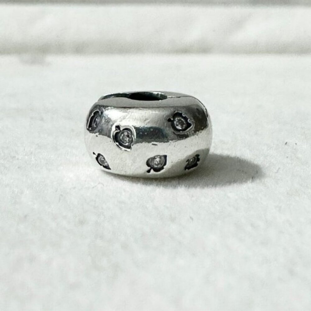 Pandora Sterling Silver Fall Leaves Clips   Retired